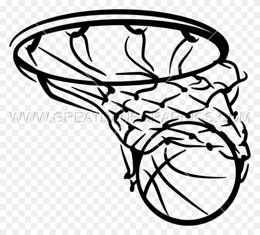 825x741 Clip Art Basketball Net - Clipart Nets