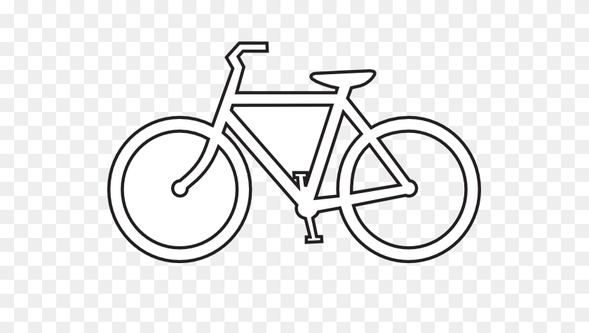 555x416 Картинки Велосипедный Маршрут Знак Волнистый - Колеса Клипарт Черно-Белый