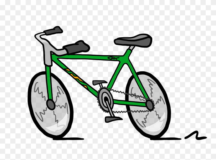 4142x3000 Clip Art Bike - Transportation Clipart