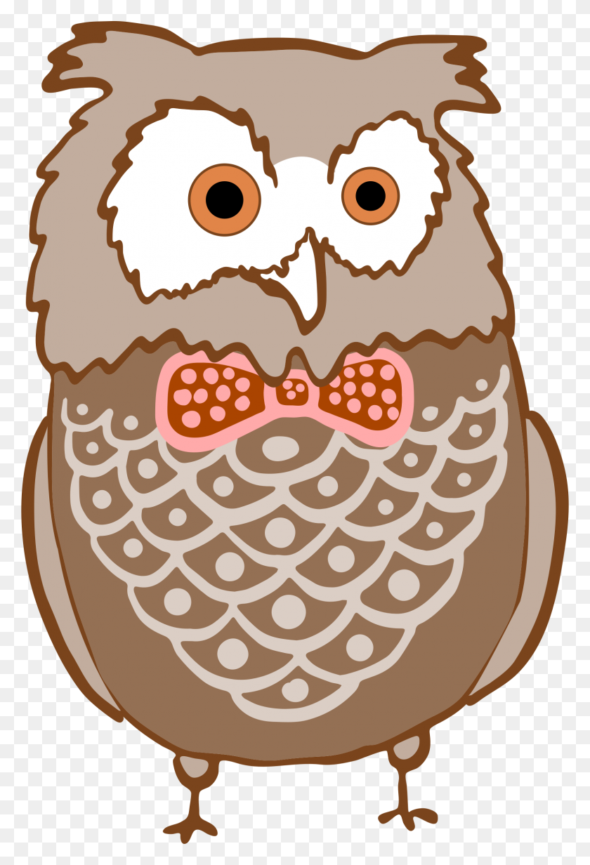 1596x2400 Clip Art Bird Image Barred Owl Cartoon - Free Get Well Clip Art