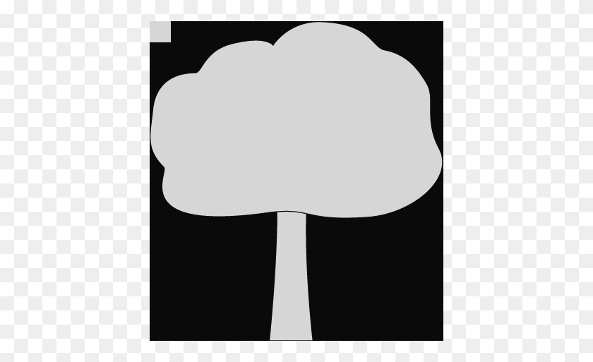416x453 Картинки Черно-Белые Картинки Дуба Дерева Искусства - Дуб Клипарт Дерево Черный И Белый