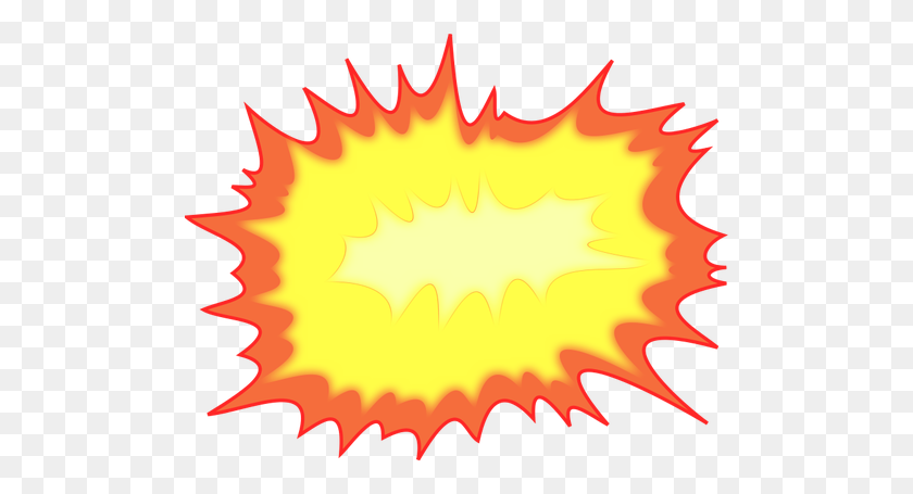 500x395 Картинки Взрыв Бомбы - Огненный Шар Клипарт