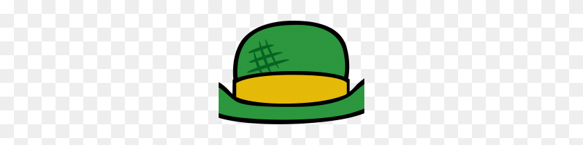 210x150 Clip Art Bowler Hat Clip Art - Derby Hat Clipart