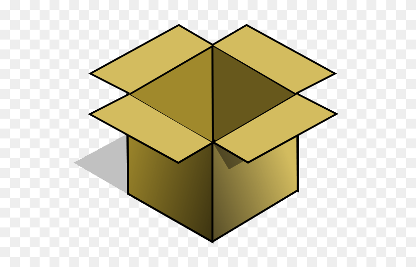 640x480 Клипарт Коробка - Коробка Для Карандашей Клипарт