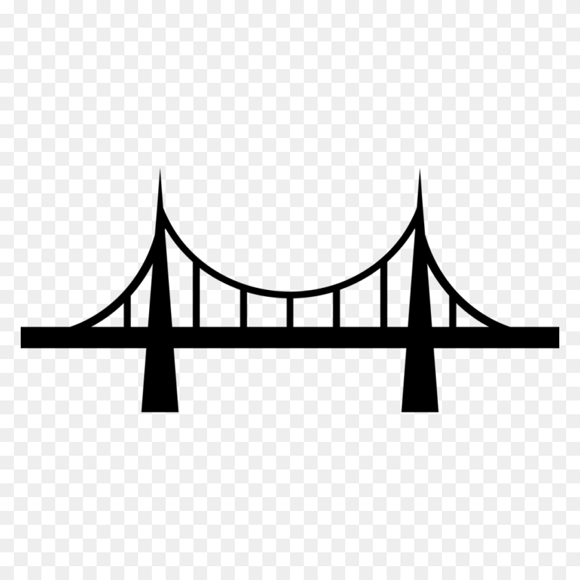 1024x1024 Clip Art Bridge - Pittsburgh Clipart