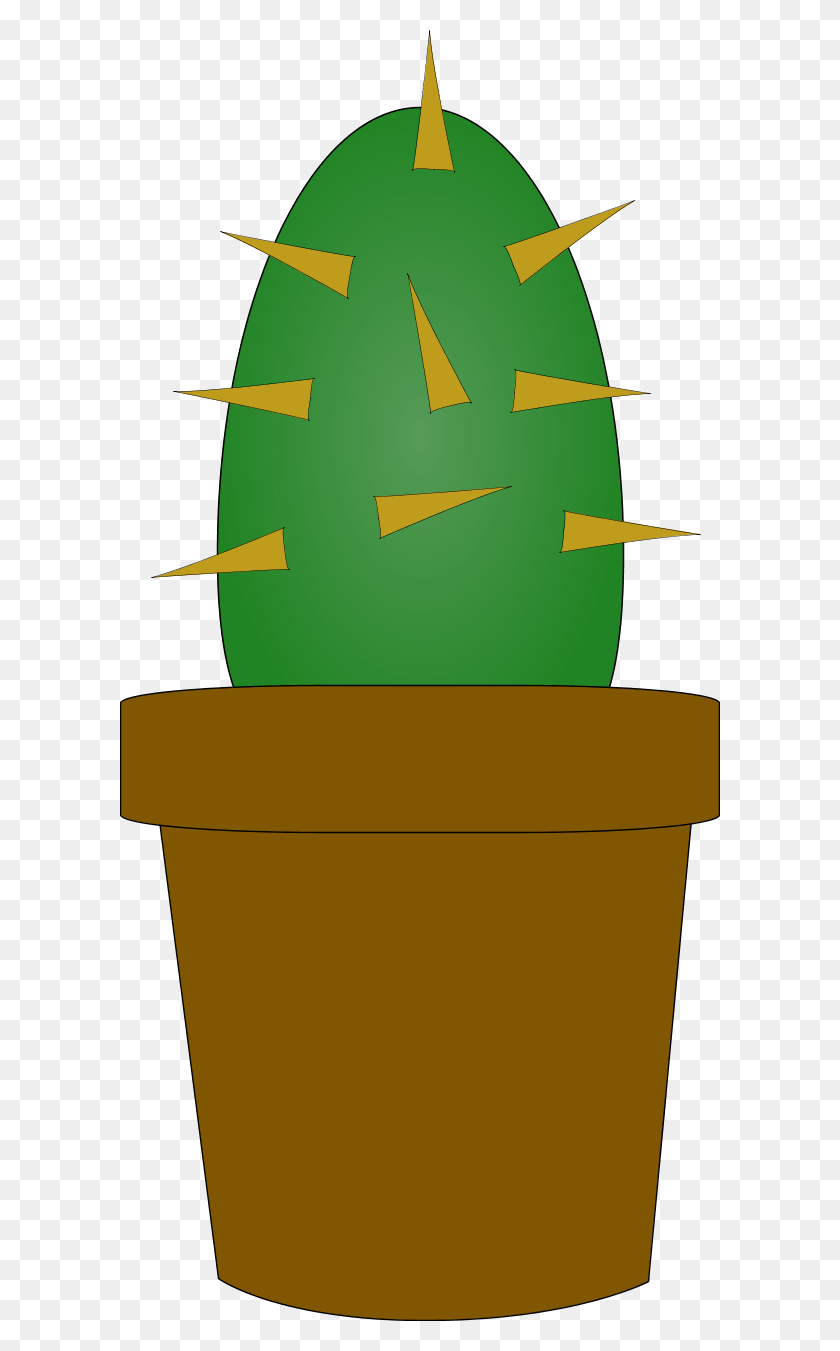 600x1291 Clipart Cactus - Cactus Mexicano Clipart