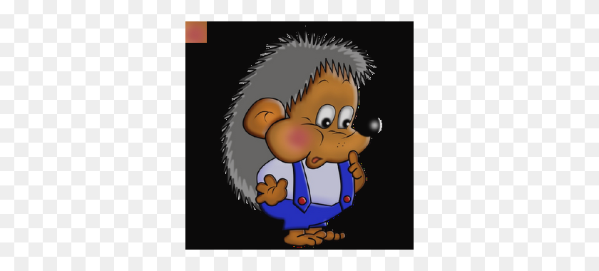 320x320 Clip Art Cartoon Hedgehog Clipart Clipartfest Qlfzala - Hedgehog Clipart