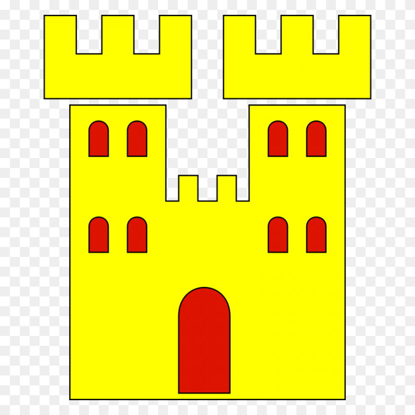 800x800 Clip Art Castle - Medieval Castle Clipart