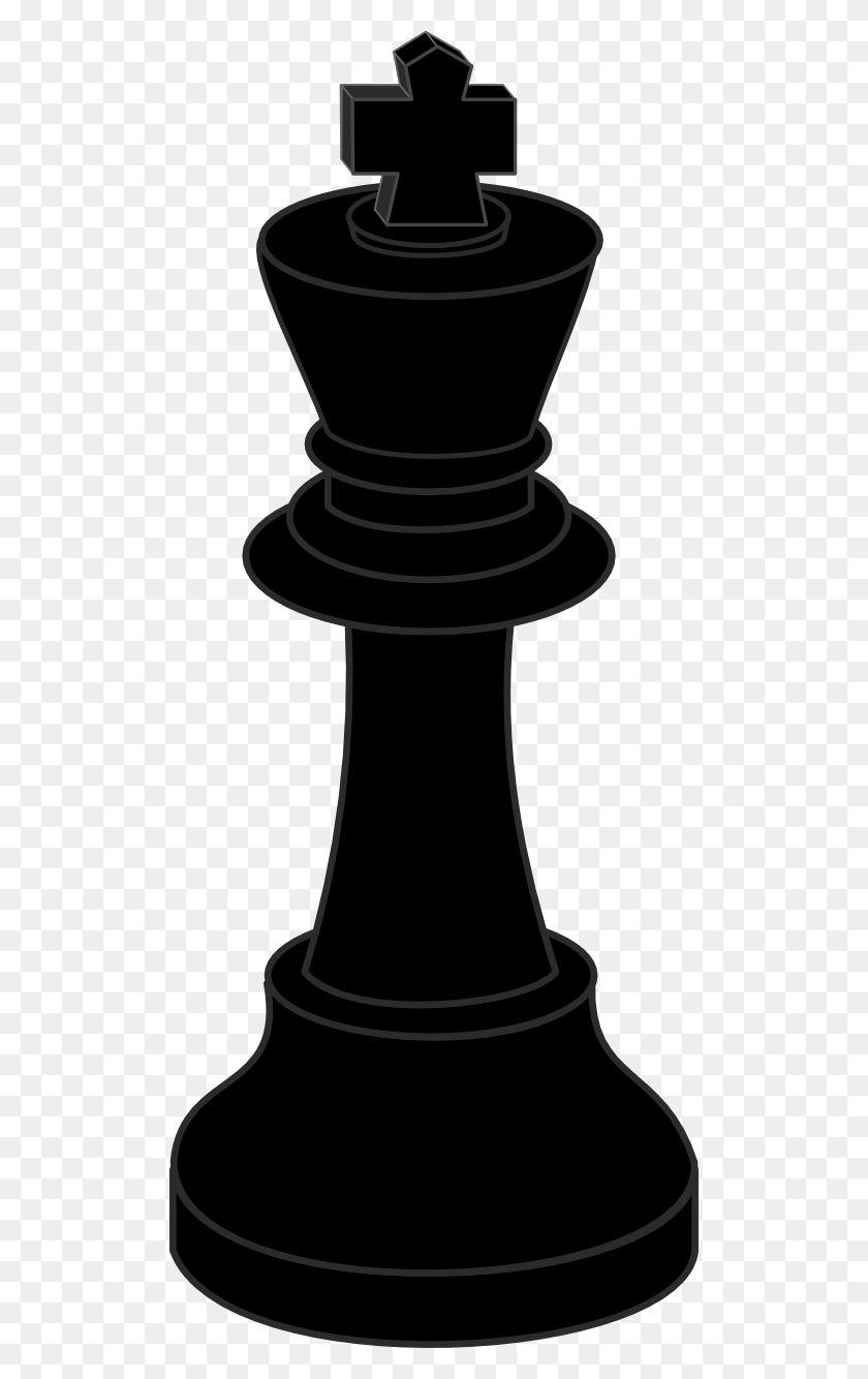 512x1274 Clip Art Chess Pieces - Chess Clipart Black And White