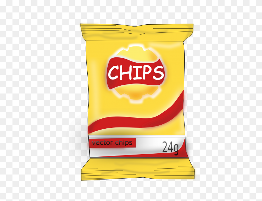 3200x2400 Clip Art Chips - Potato Clipart