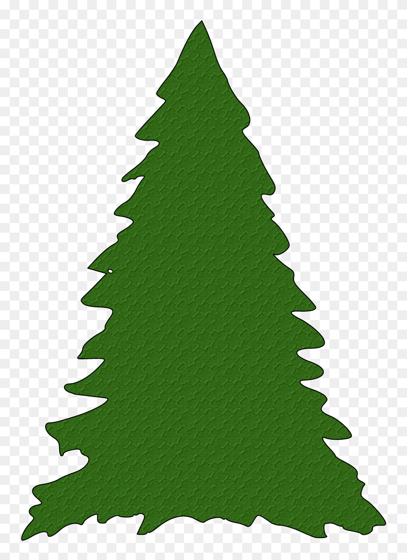 775x1095 Clip Art Christmas Tree Outline - Christmas Tree Star Clipart