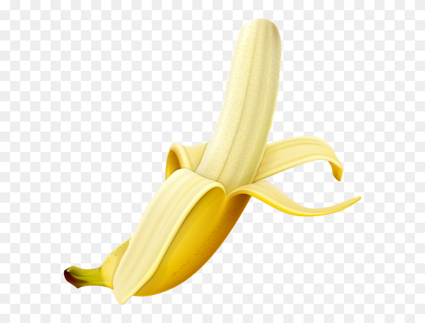 600x578 Clip Art Clip Art, Fruit - Banana Peel Clipart