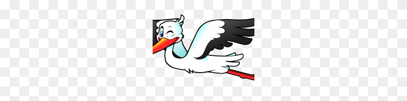 210x150 Clip Art Clip Art Stork - Stork Clipart