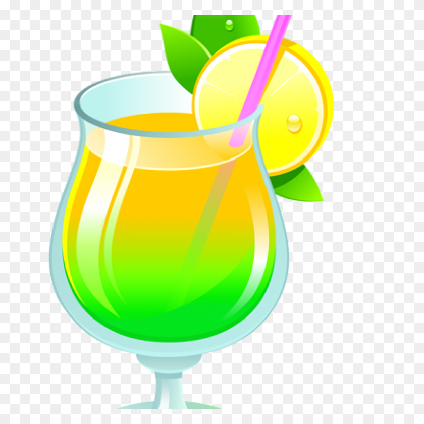 1024x1024 Clip Art Cocktails Free Clipart Download - Vacation Clipart