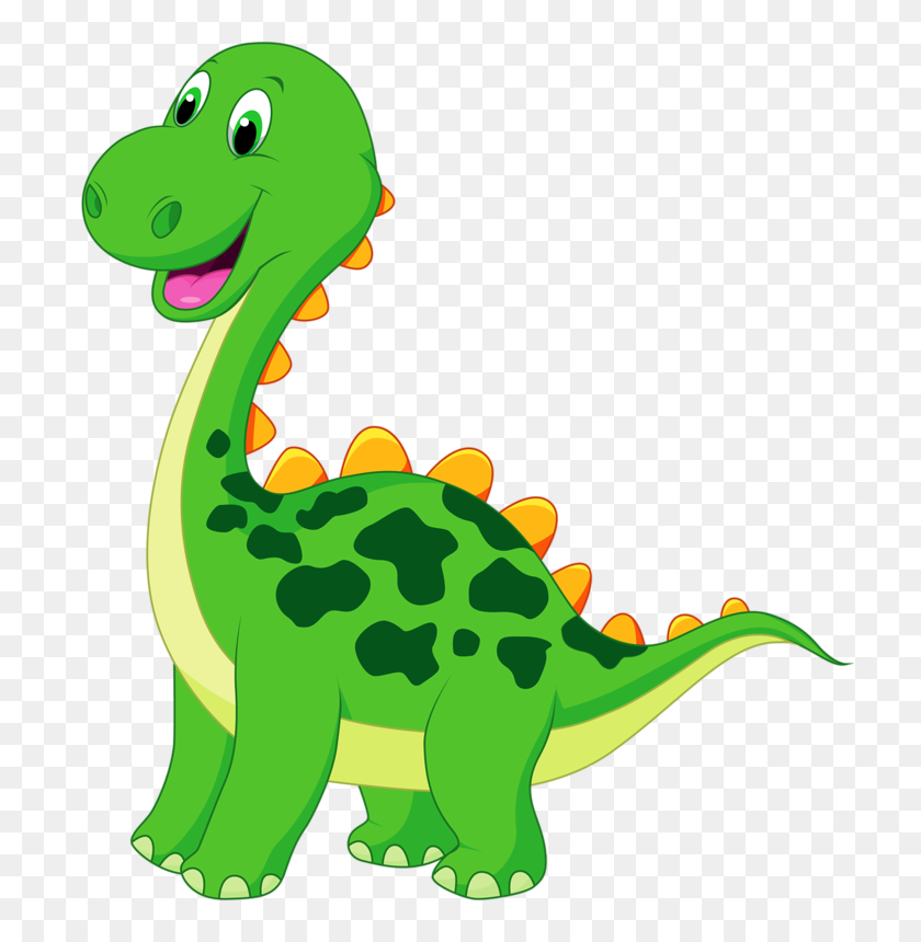719x800 Clip Art, Craft And Rock Painting - Green Dinosaur Clipart
