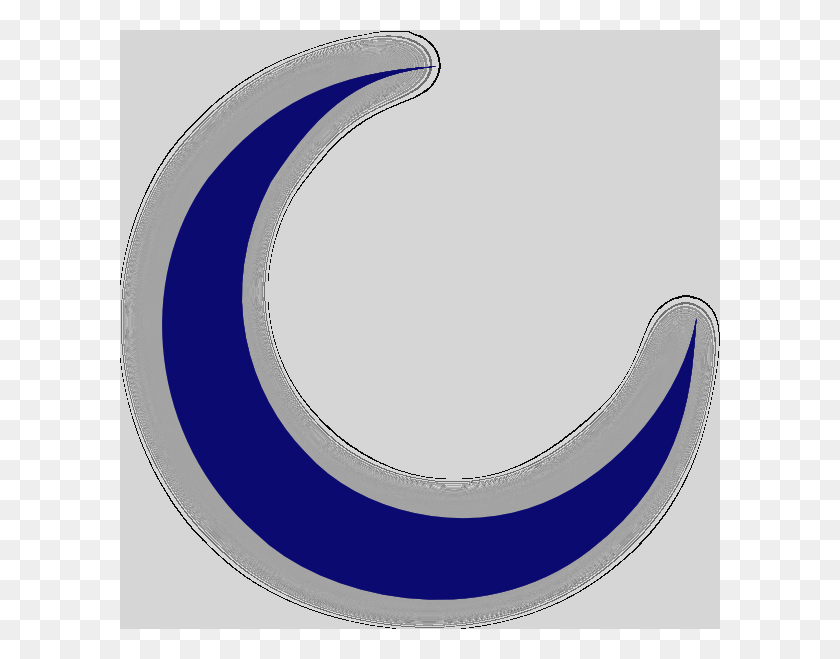 600x599 Clip Art Crescent Moon Shape Clipart - Crescent Moon Clipart
