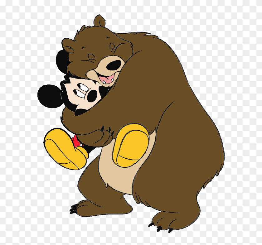 607x726 Clip Art Cute Bear Hug Clipart - Bear Cub Clipart