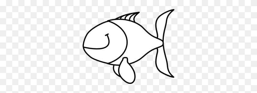 300x246 Clip Art Cute Fish Clip Art Black And White - Cute Fish Clipart