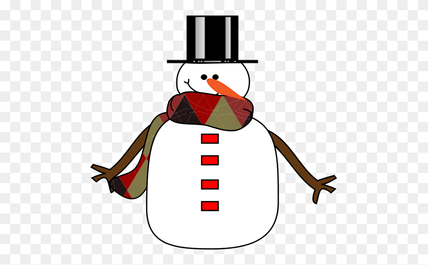 485x461 Clipart Cute Snowman Clipart - Beanstalk Clipart