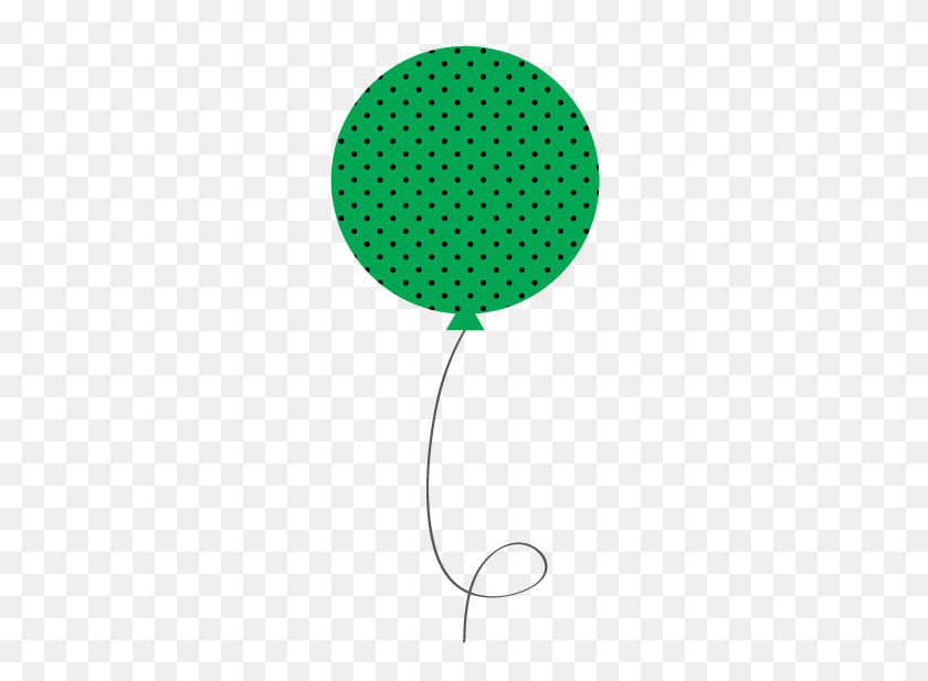 267x557 Clipart Dot Polka Dot Balloon - Polka Dot Clipart De Fondo