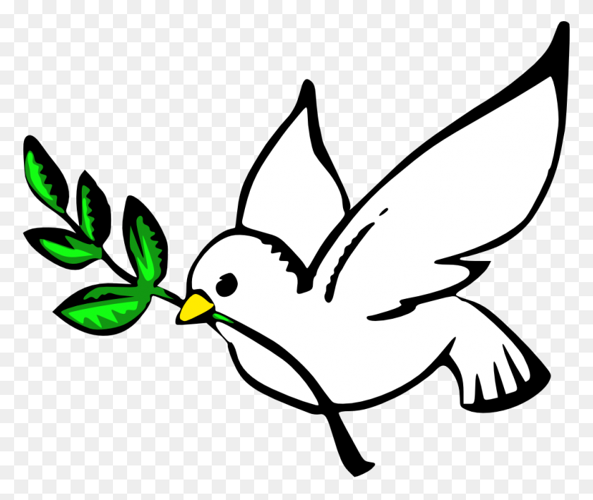 999x832 Clip Art Dove Peace Fav Free - Peace Clipart