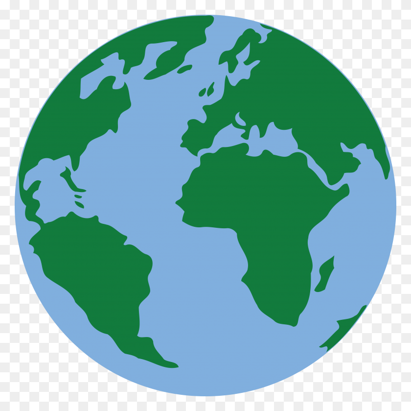 4000x3995 Clip Art Earth - Globe Clipart Transparent