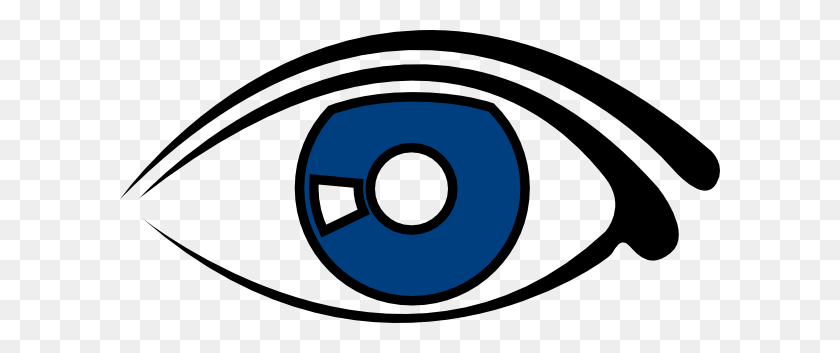 600x293 Clip Art Eye - Mean Eyes Clipart