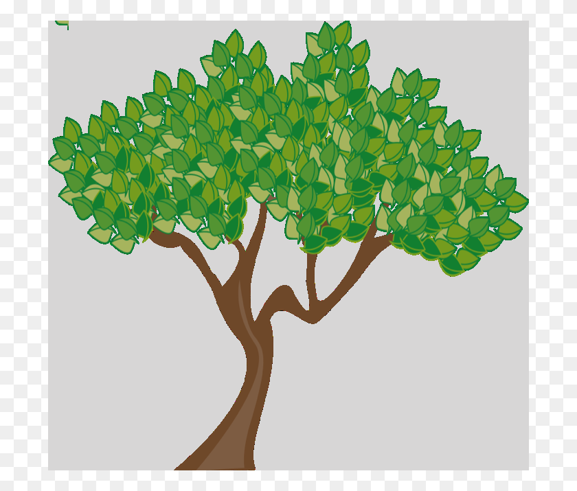 700x655 Clip Art Family Tree Roots Clip Art - Tree With Roots PNG