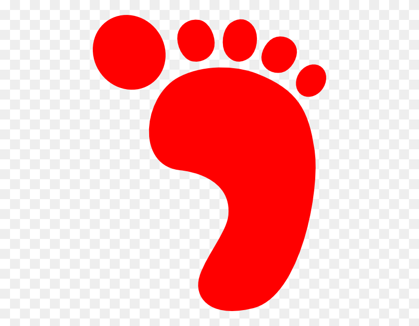 468x595 Clip Art Feet - Barefoot Clipart