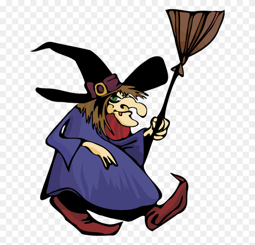 640x747 Imágenes Prediseñadas Para Halloween Una Vieja Bruja Corta Clipart - Wicked Witch Clipart