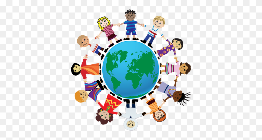 385x388 Clip Art For International Friendship Day Clipart - Peace On Earth Clipart