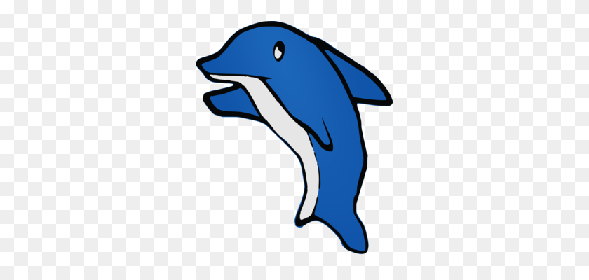 281x340 Clipart Para El Verano De Dibujos Animados De Dibujo De Guantes - Dolphin Clipart
