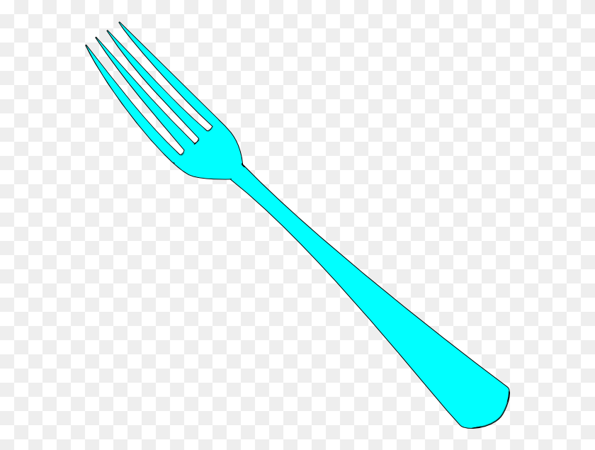 600x575 Clip Art Fork - Plate And Utensils Clipart