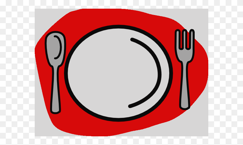 600x442 Clip Art Fork And Spoon - Ou Clipart