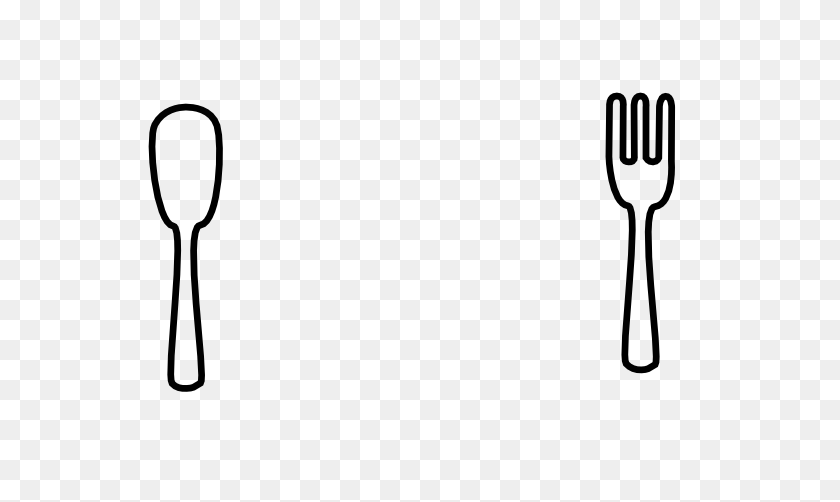 600x442 Clip Art Fork Knife Plate Clipart - Plate And Fork Clipart
