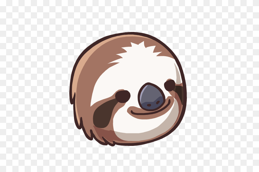 500x500 Clip Art Free Sloth - Sloth Clipart