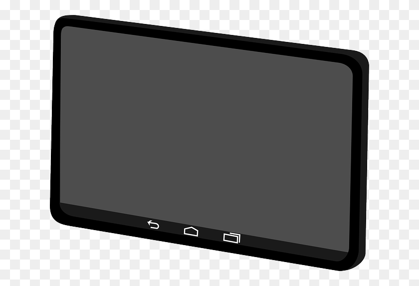 640x513 Clip Art Free Vector Graphic Technology Tablet Touch Android - Tablet Clipart