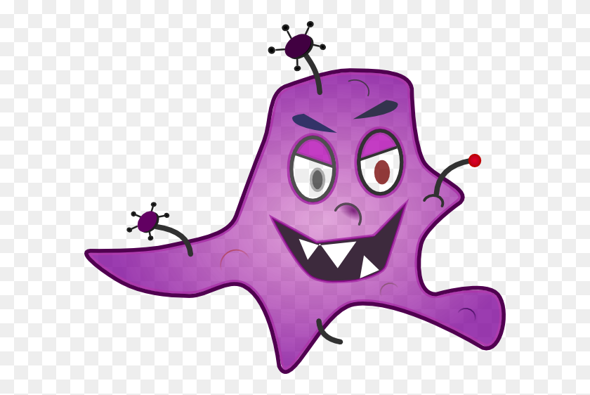 600x502 Clip Art Germs And Bacteria - Plasma Clipart