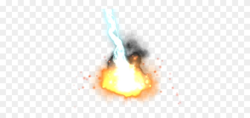 382x337 Clip Art Graphics - Fire Smoke PNG