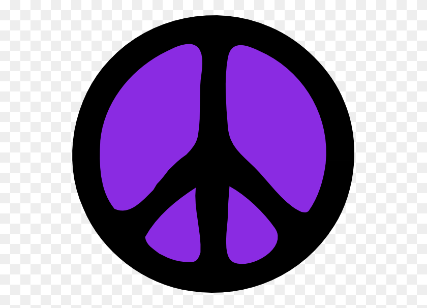 555x546 Clip Art Groovy Peace Symbol Sign Cnd Logo - Groovy Clipart
