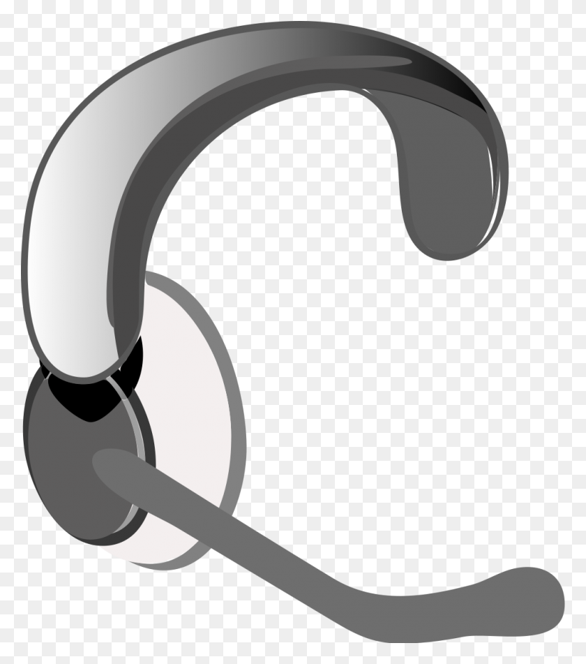 1000x1143 Clipart Auriculares Clipart - Dispatcher Headset Clipart