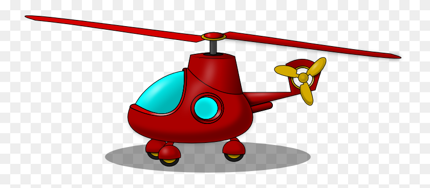 744x307 Clip Art Helicopter - Remote Control Clipart
