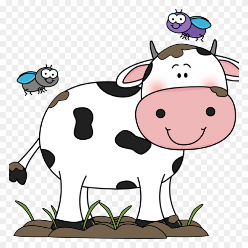 1024x1024 Клип Арт Голштино-Фризского Скота Молочного Скота Изображение Молочного Животноводства - Бесплатный Клипарт Корова