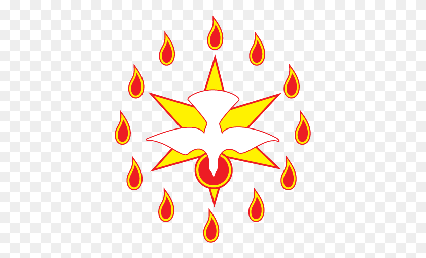 387x450 Clip Art Holy Spirit Fire - Team Spirit Clipart