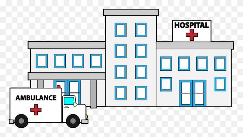 1024x545 Clip Art Hospital - Hospital Bed Clipart