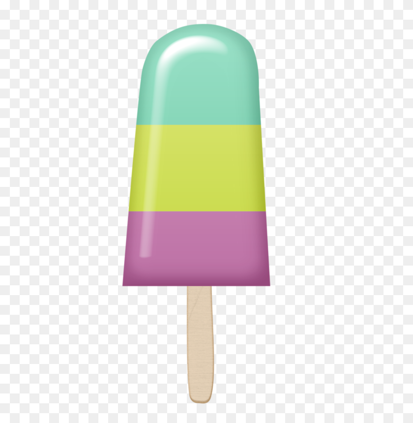 406x800 Clip Art Ice Cream And Popsicles - Popsicle Clipart