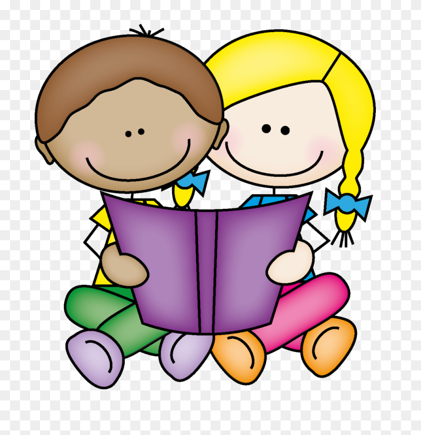 987x1024 Clip Art Kids Reading Books Clipart Collection - Omelette Clipart