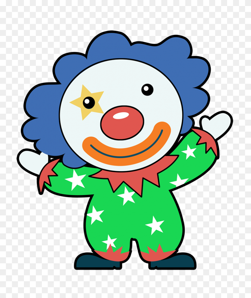 800x960 Clip Art Laughing Clown Clipart Kid - People Laughing Clipart