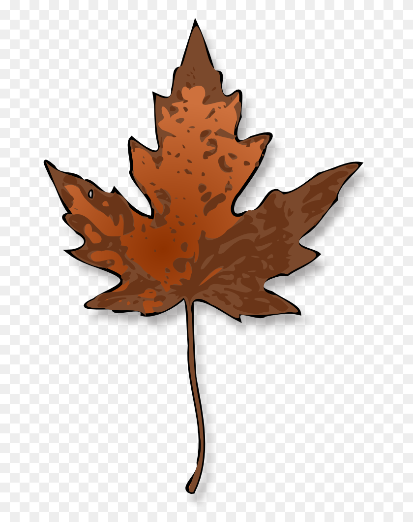 677x1000 Clip Art Leaf - Dead Tree Clipart