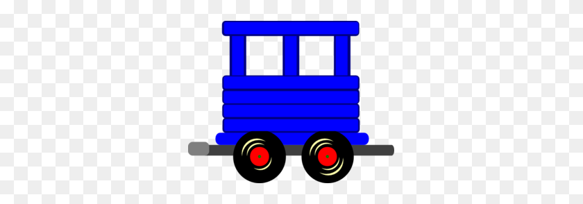 297x234 Clipart Loco Train Carriage Clipart At Clker - Caboose Clipart